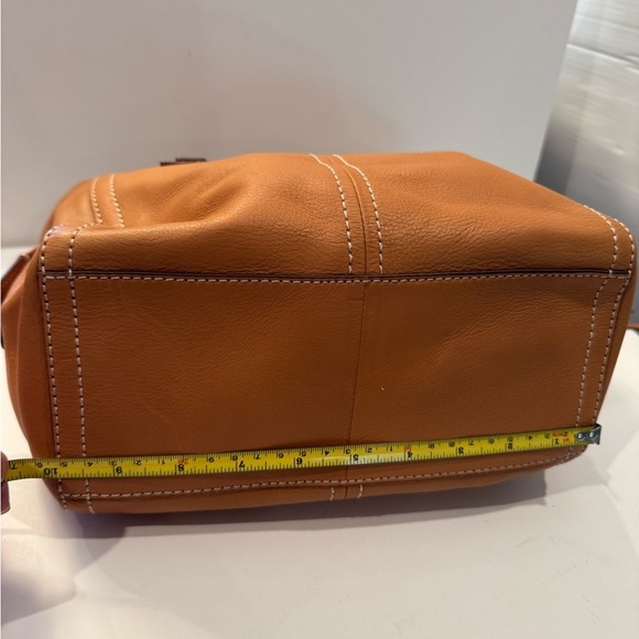 Fossil Emma leather satchel tan purse - Picture 16 of 16